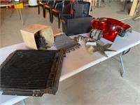 Table of car parts