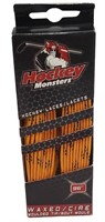 HOCKEY MONSTERS Molded Tip Waxed Laces 96"
