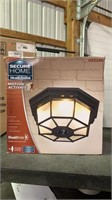 Secure Home Motion Activated Black Finish Light