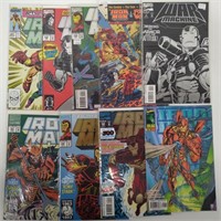 Lot of 9 Marvel Iron Man Comic Books