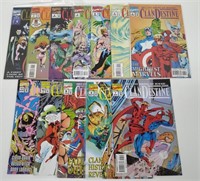 Lot of 12 Marvel Clandestine Comic Books