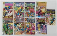 Lot of 9 Marvel The Eternals Comic Books