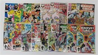 Lot of 18 Various Marvel Comic Books