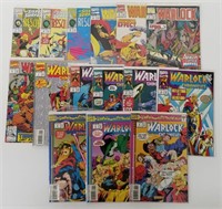 Lot of 15 Marvel Warlock Comic Books