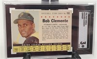 1961 Post Cereal Bob Clemente SGC Graded 3