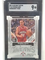 2009-10 UD Draft Stephen Curry SGC Graded 9 Mint