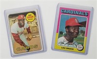 2 Vintage St Louis Cardinals Topps Cards