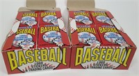 2 Boxes of 1991 Fleer Baseball Sealed Wax Packs