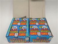 2 Boxes of Sealed 1990 Fleer Baseball Wax Packs