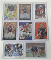 Lot of 8 Brian Urlacher Chicago Bears Rookie Cards