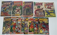 Lot of 13 Vintage Marvel Daredevil Comic Books
