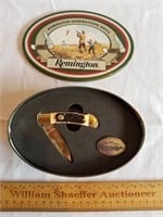 Remington Pocket Knife w/ Tin