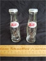Pepsi Bottle Salt & Pepper Shakers 4" H