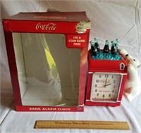 Coca Cola Polar Bear Battery Clock