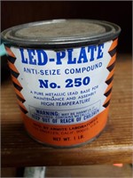 8 Cans of Vtg Led-Plate Anti-Seize Compound No.25