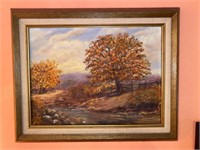 NICE FRAMED LANDSCAPE PRINT