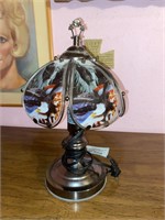Patriotic table lamp. Appears new