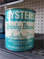 16 oz. Quincy Oyster Can-Quinby, Va.