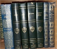 Set of  7 Blue Books