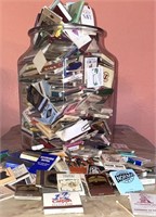 Large Jar of Vintage matchbooks