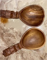 Large wooden spoons