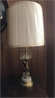 Brass and Marble Table lamp