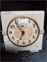 Vtg. Metal Gilbert Alarm Clock