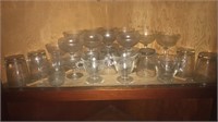 Clear Glass Stemware and other Glasses