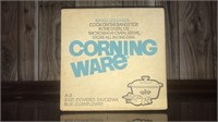 Corning Ware 3 Quart Blue Cornflower Covered