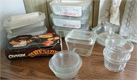Refrigerator Dishes and Pyrex Custards