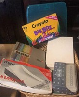 Unused Pastels, Crayola, Envelopes, & Stationary