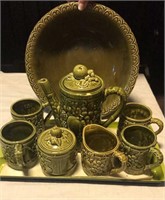Tea set and Large Bowl
