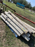 8' Fence Posts Bundle, Approx 20
