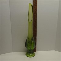 Green Glass Vase