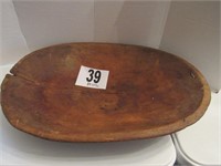 Antique Dough Bowl (1' 1 1/4 x 23.5") Crack (R2)