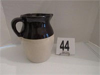 Pottery - Pitcher & Stoneware - Two Tone Brown -