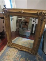 Ornate Framed Mirror (34.5x40.5") (R2)