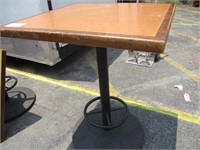 34x34 Bar Height Table