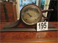 Vintage Mantle Clock 22x9.5" (R4)