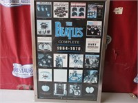 The Beatles Framed Bar Decor 24x36