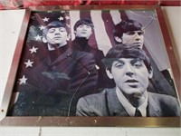 The Beatles Framed Bar Decor 26X22