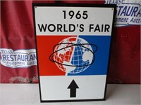 World Fair Framed Bar Decor 17x24