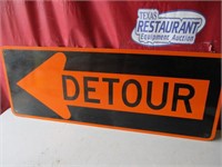 Detour Sign Cool Bar Decor 48x18