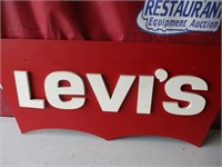 Levis Sign Bar Decor 39x18
