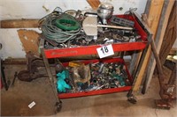 Snap-On Rolling Cart & Contents