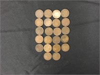 22 Canadian Large Pennies