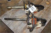(2) STIHL Chainsaws (One Used for Parts)