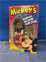 Vintage Mickey’s Gumball Machine Coin Bank