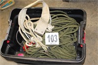 Box with a Rope and Harness