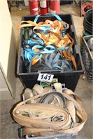 Large Lot W/Tow Straps and Straps